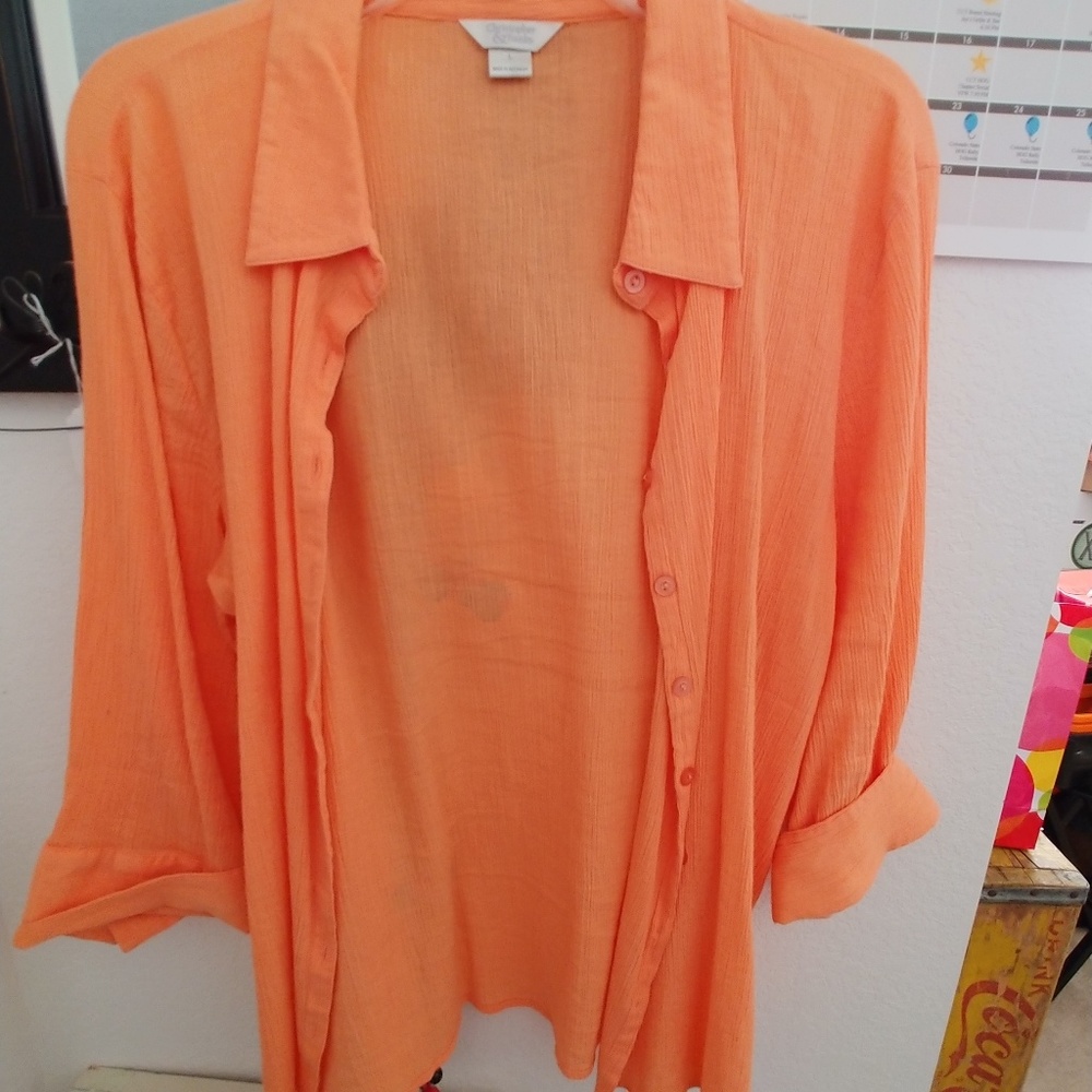 Orange Blouse